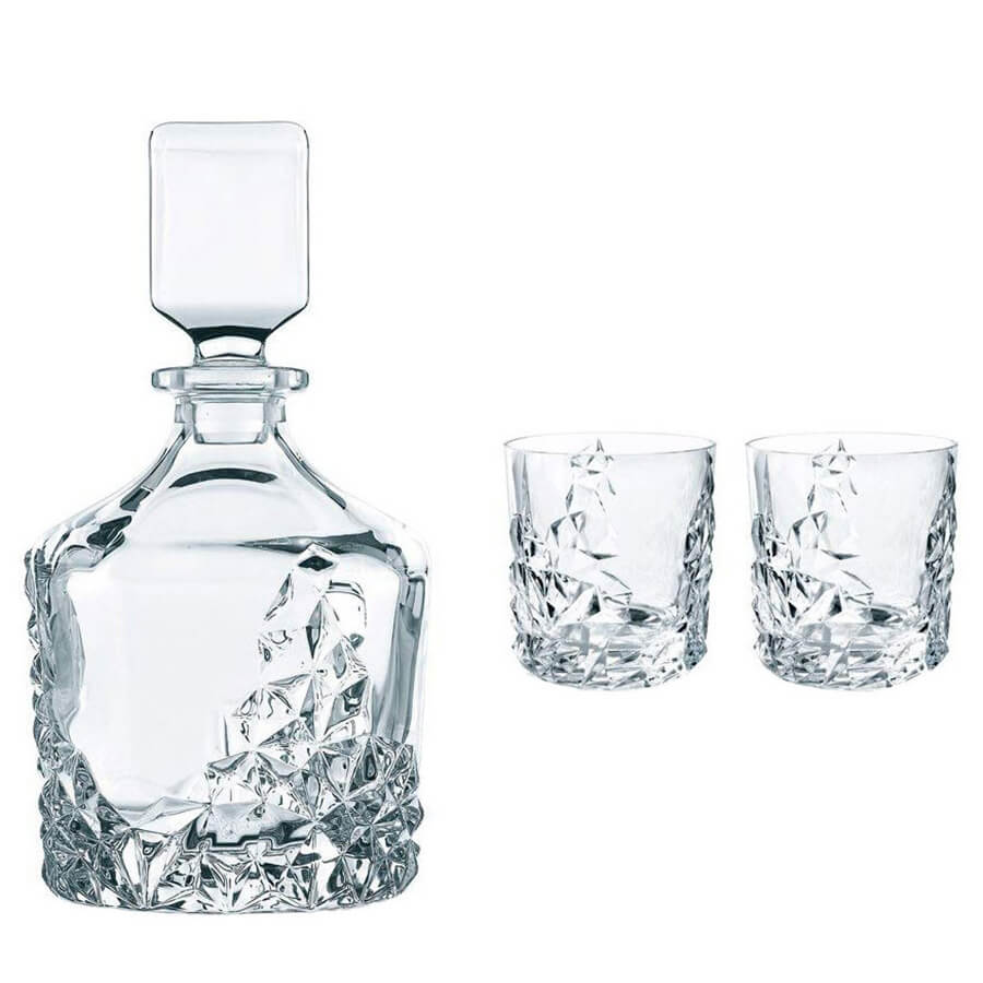 تنگ و لیوان 3 پارچه ناخمن مدل Nachtmann Sculpture Whisky