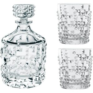 تنگ و لیوان ناخمن مدل Nachtmann Punk Whisky بسته 3 عددی