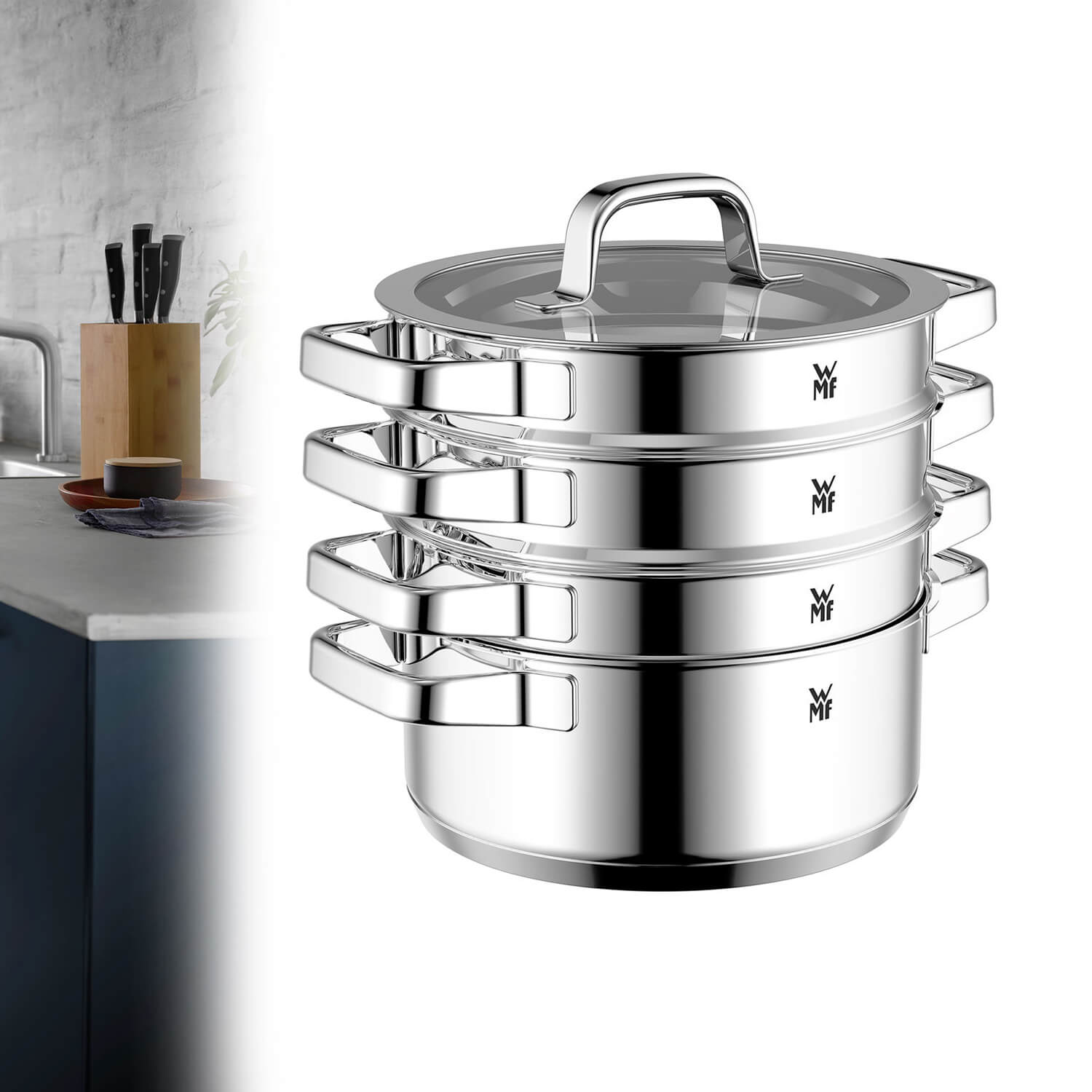 ست قابلمه استیل مدل Compact Cuisine - Image 4