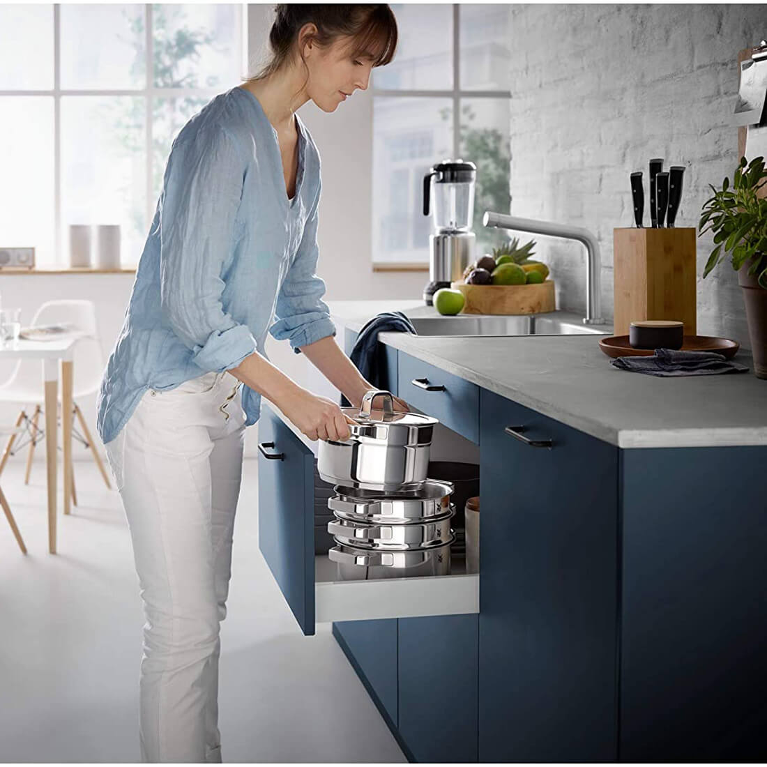 ست قابلمه استیل مدل Compact Cuisine - Image 7