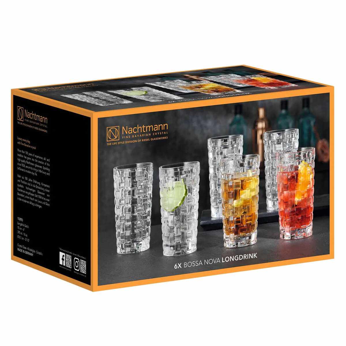 لیوان ناخمن مدل Nachtmann Bossa Nova long drink glass