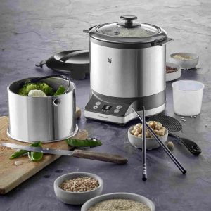 WMF-ESSپلوپز دو نفره وی ام اف | WMF KITCHENminis Rice Cooker with to-go Lunch Box