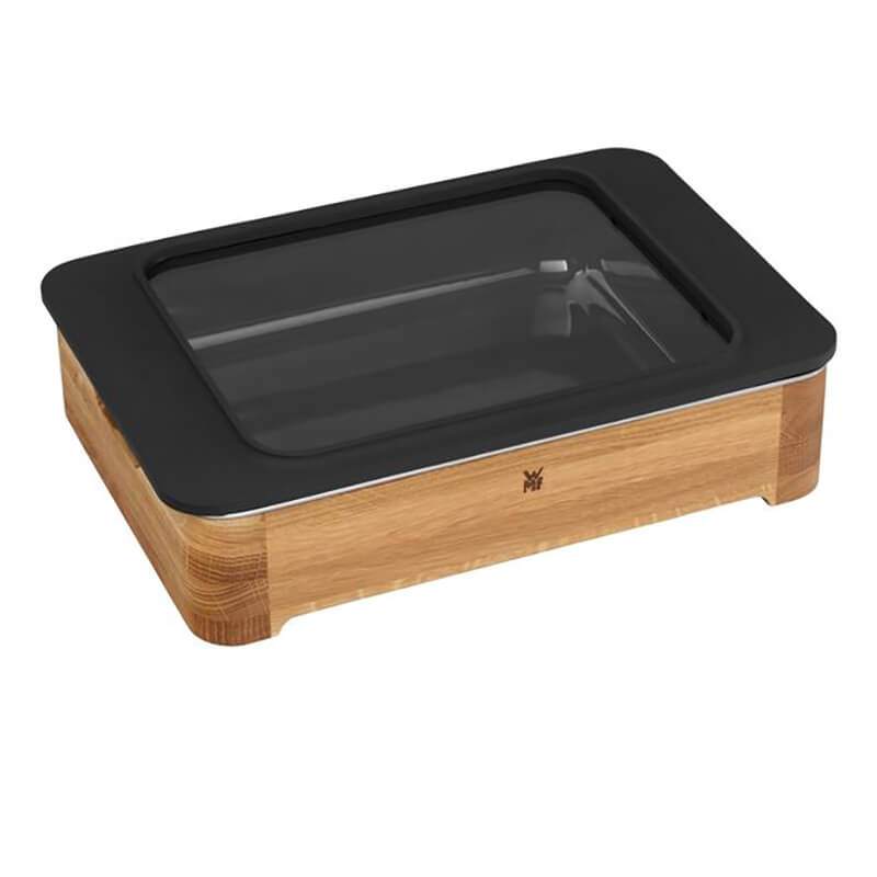 WMF-ESSظرف فر و سرو سایز بزرگ وی ام اف | WMF Fusiontec Casserole with wooden Serving Frame