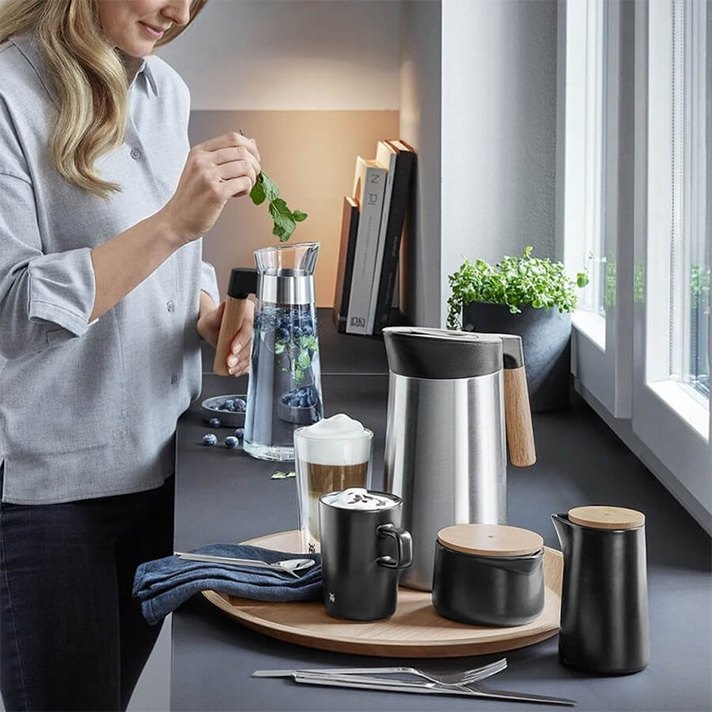 WMF-ESSفلاسک استیل وی ام اف | WMF Kineo Vacuum jug 1.0l stainless steel