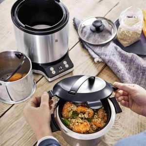 WMF-ESSپلوپز دو نفره وی ام اف | WMF KITCHENminis Rice Cooker with to-go Lunch Box