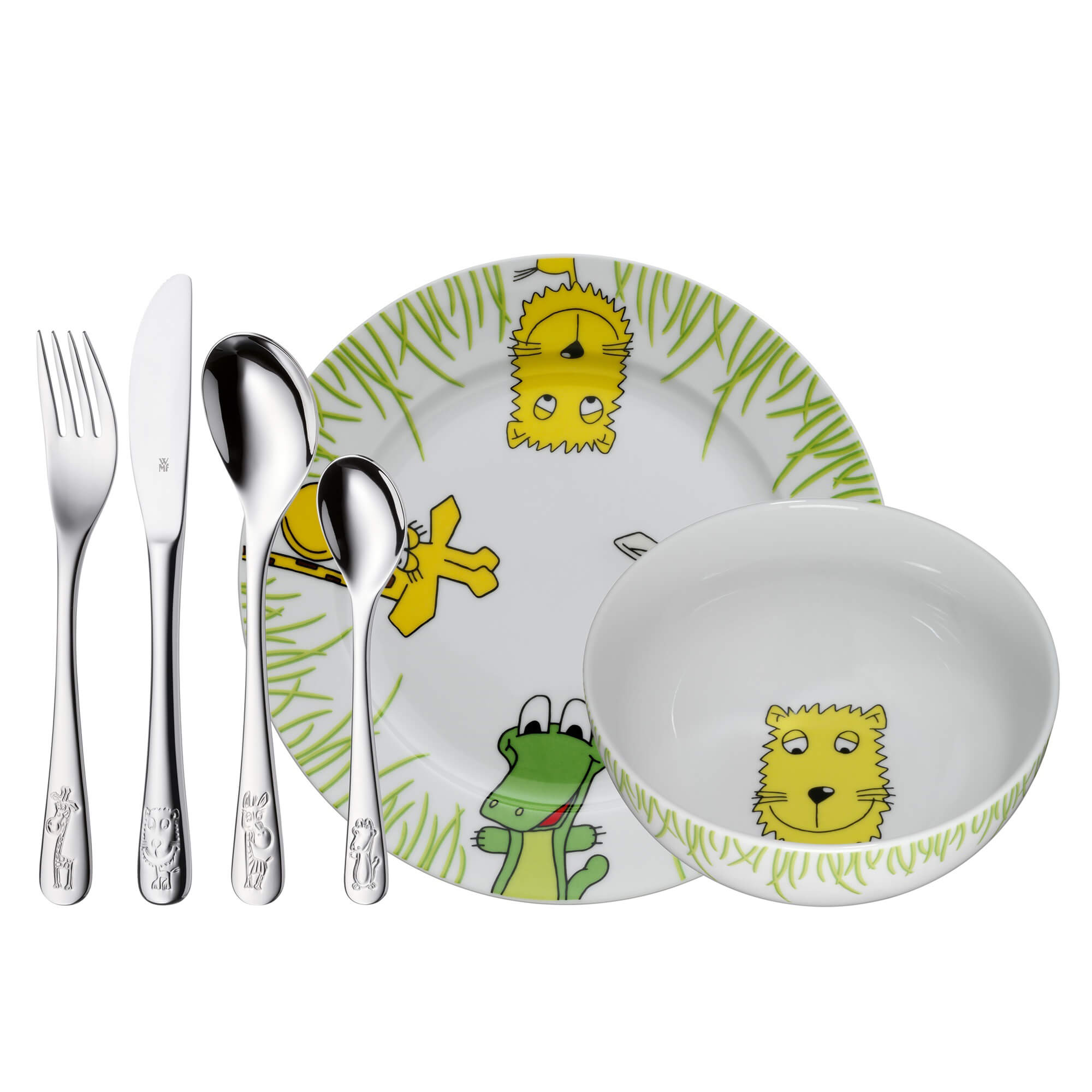سرویس غذاخوری کودک دبلیو ام اف طرح WMF Kids Cutlery Set Safari (کپی)