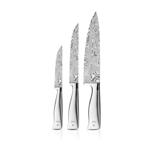 ست چاقو 3 پارچه وی ام اف - WMF Grand Gourmet Damasteel