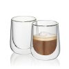 لیوان نارنجی Fontana Double به نام Cappucino Cup 2 قطعه 180 میل کلا Kela
